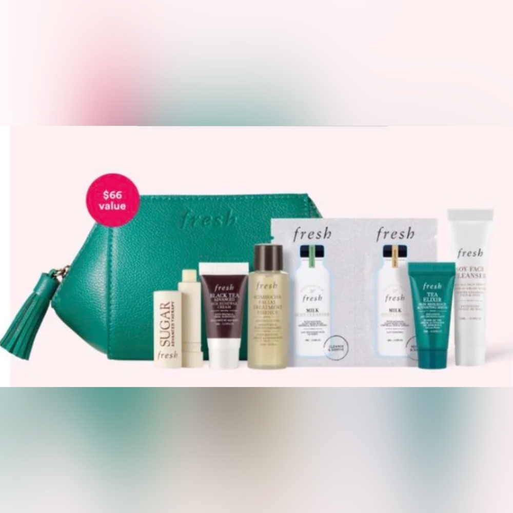 Fresh Skincare Beauty Bag + Samples